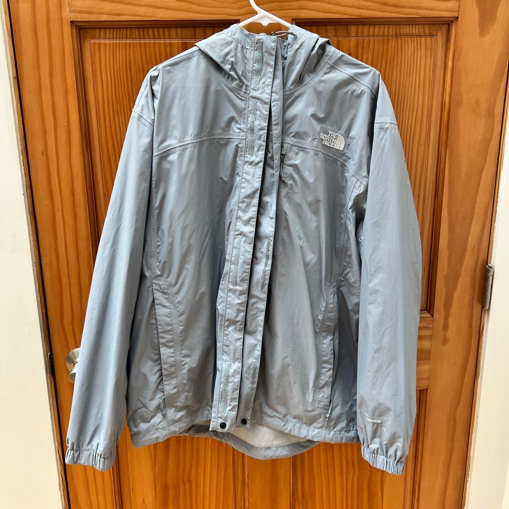 North face Rain Jacket grey XL